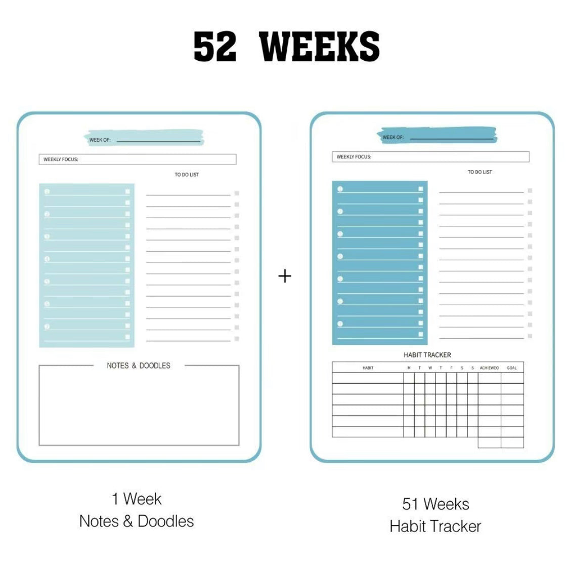 Agenda planner notebook/ weekly planner