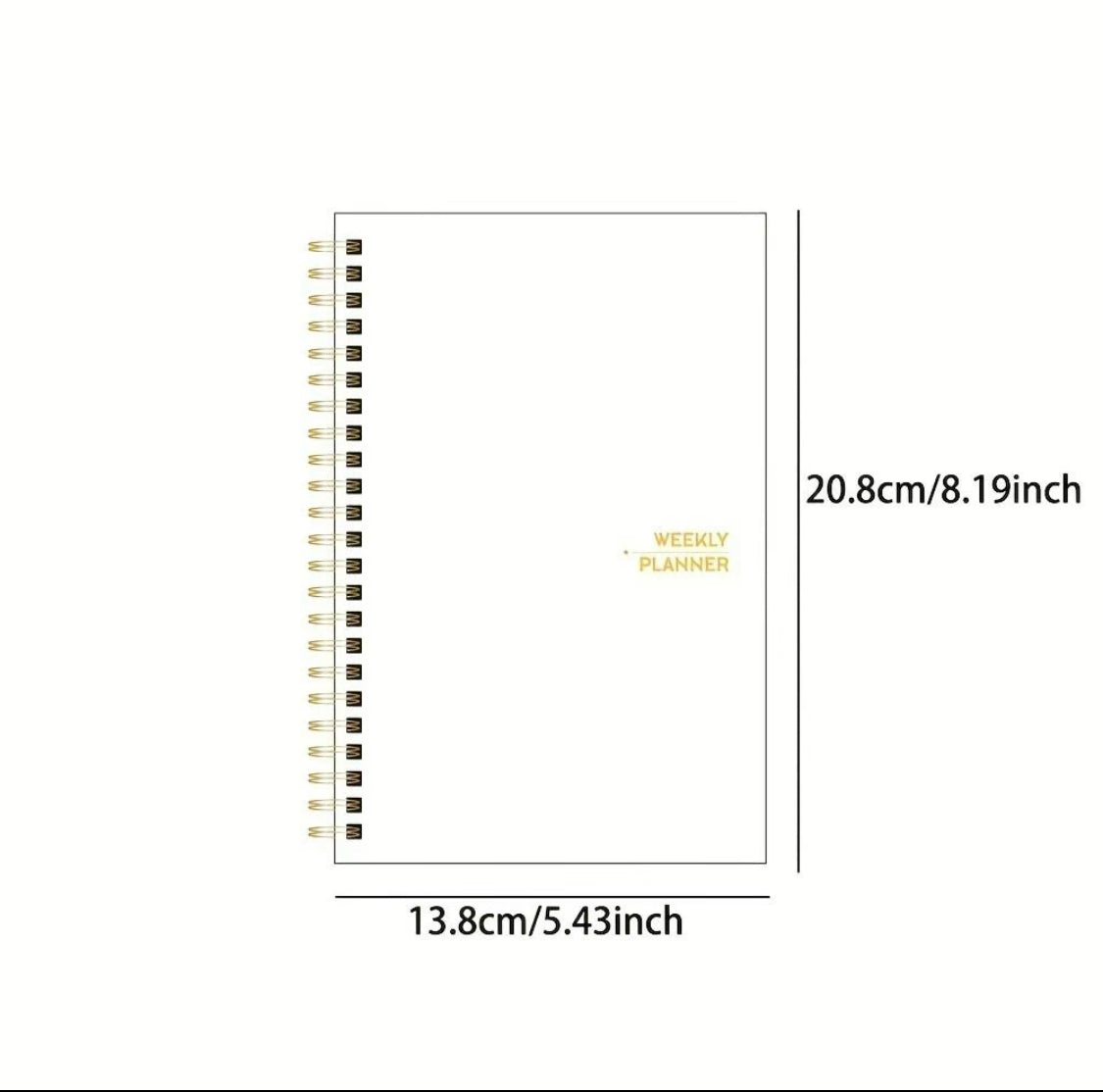 Agenda planner notebook/ weekly planner