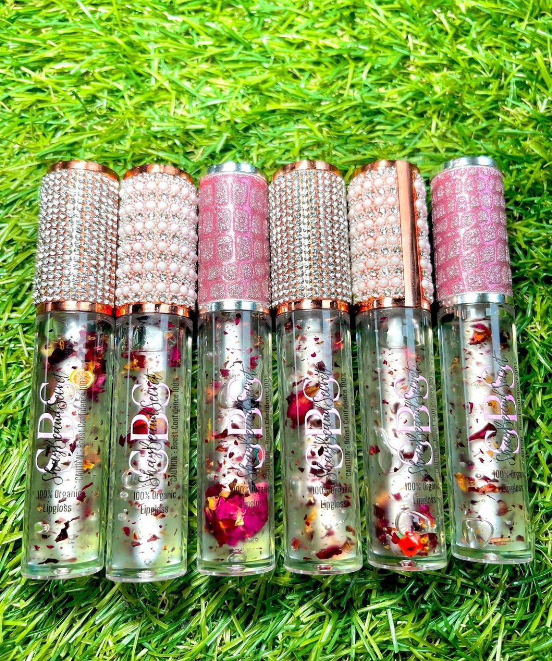 Clear rose lipgloss