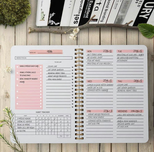 Agenda planner notebook/ weekly planner